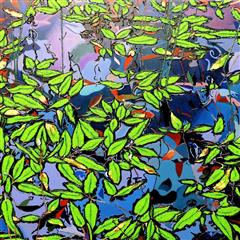 Méditation - Acrylique 90 X 90 - Février 2023