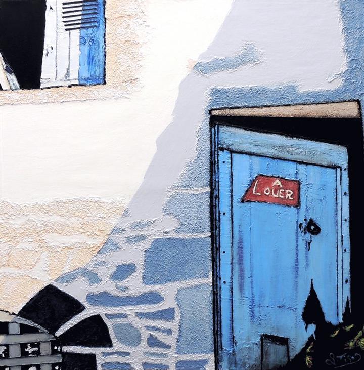 Crise du logement - Acrylique 80 X 80 - Avril 2022