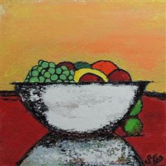 Fruits d'automne - Acrylique 50 X 50 - Septembre 2012
