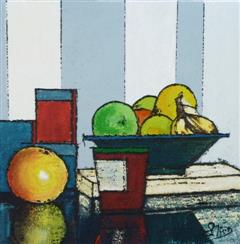 Fruits et Confiture - Acrylique  50 X 50 - Mai 2012