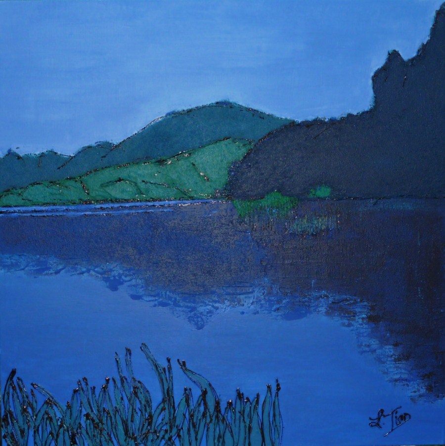 Lac du Wisconsin - Acrylique 70 X 70 - Août 2010