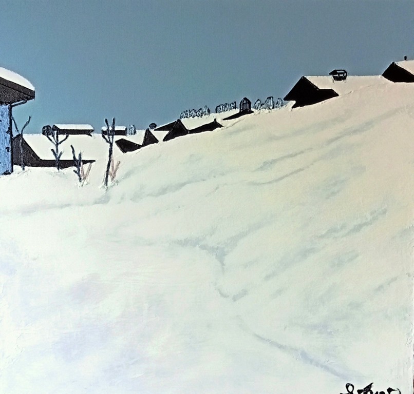 Les Eucherts - Acrylique 50 X 50 - Mai 2026