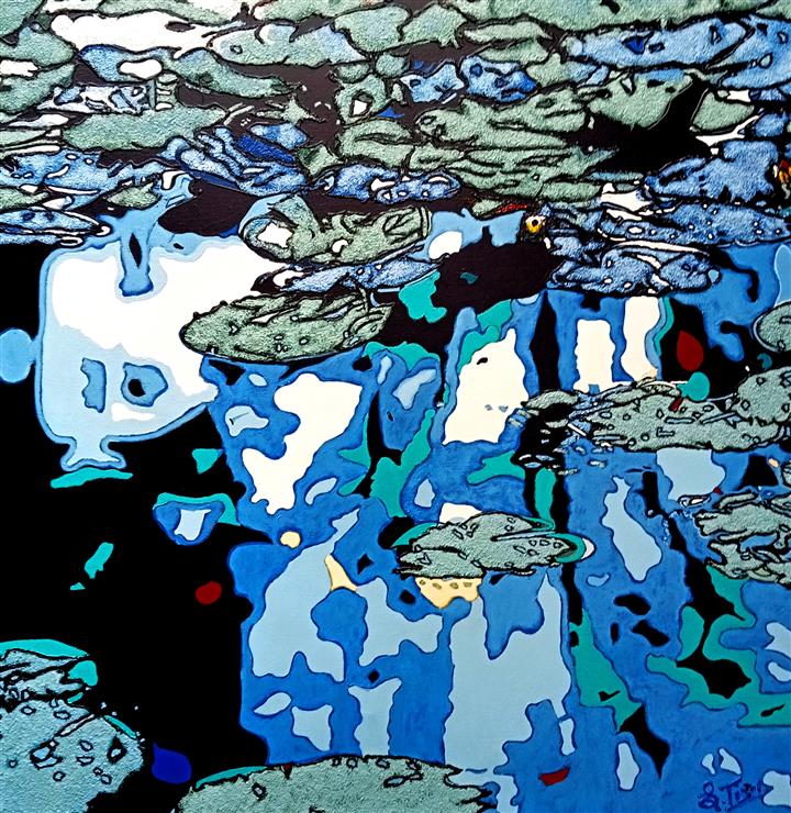 Obsession - Acrylique 90 X 90 - Avril 2024