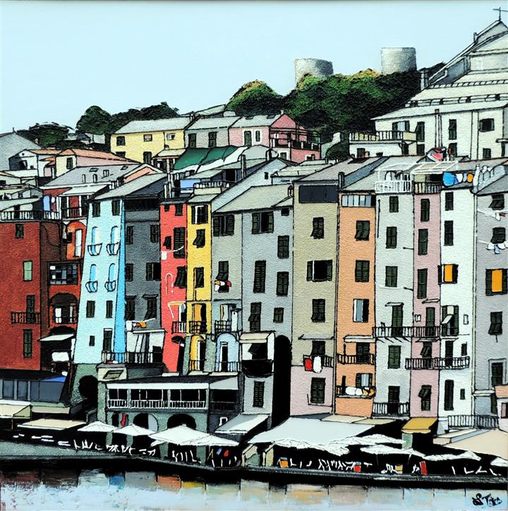 Portovenere - Acrylique 90 X 90 - Mars 2017