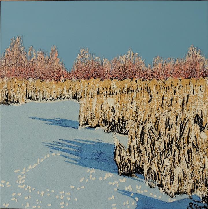 Traces de vie - Acrylique 50 X 50 - Avril 2017